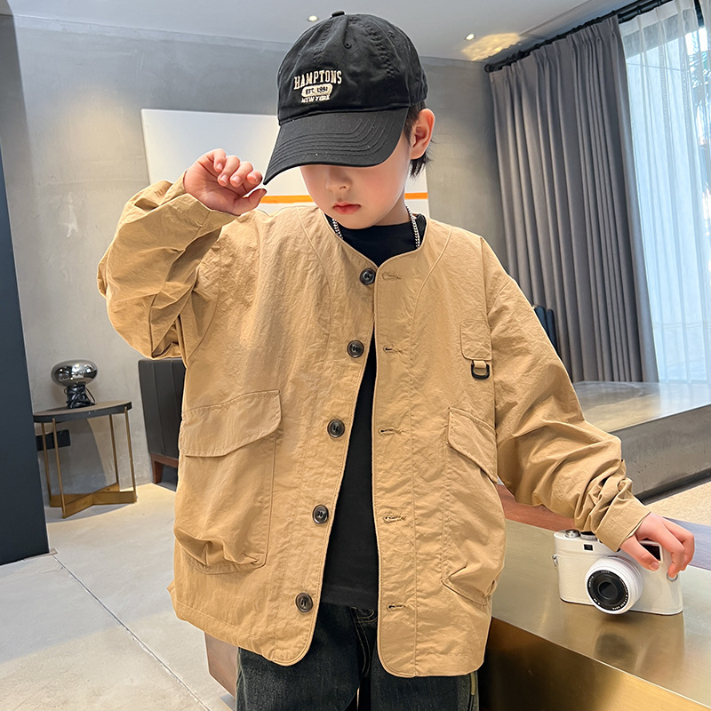 Jungen Koreanische version jacke für 2024, neue frühling und baseball jacke, mid größe kinder herbst top, hübsche_voghion.com