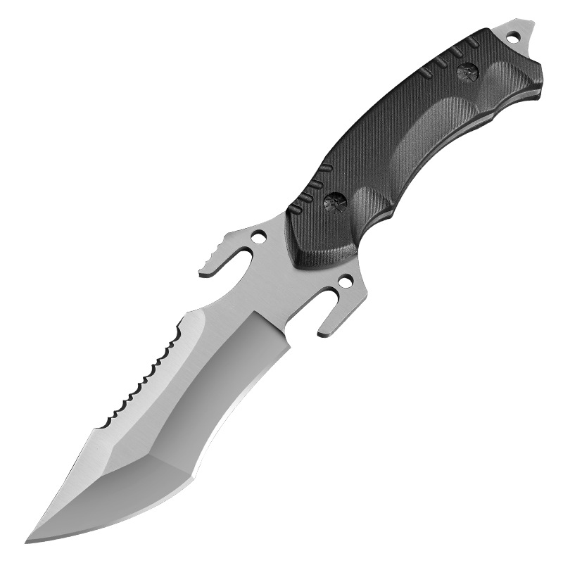 Cuchillo recto cuchillo al aire libre cuchillo portátil cuchillo de supervivencia cuchillo militar tácticas de campo cuchillo de supervivencia de alta dureza image 6