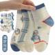 Summer Thin Mesh Socks for Boys and Girls, Mid-Tube Kidsren's Socks, Category a Breathable Sweat-Absorbent Sports Student Socks for Kidsren