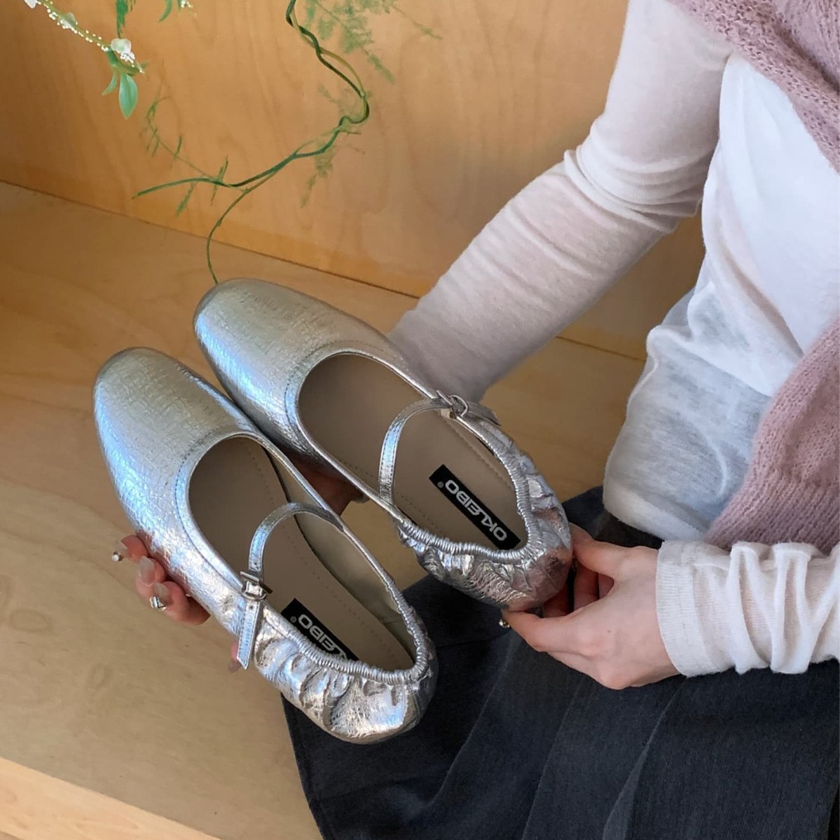 French-style Vintage Mary Jane Shoes For Women, Flat With A Buckle Strap, Low-cut Single Versatile Granny Shoes, Soft_vogvips.com