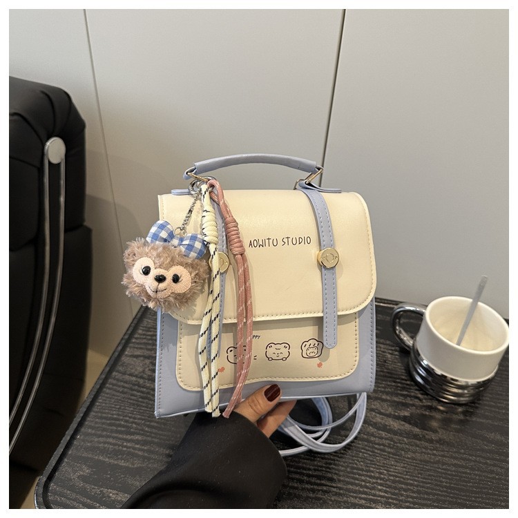 Bolsos retro para mujer 2025 primavera y verano nuevo bolso de mano textura bolso de hombro de color de contraste de todo fósforo bolso de mensajero de moda moda