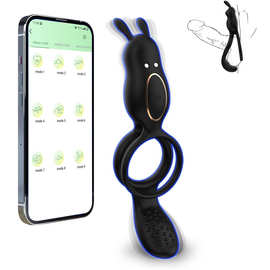 震动锁精环男用防射隐形穿戴男女共用振动器夫妻助爱调情趣性工具