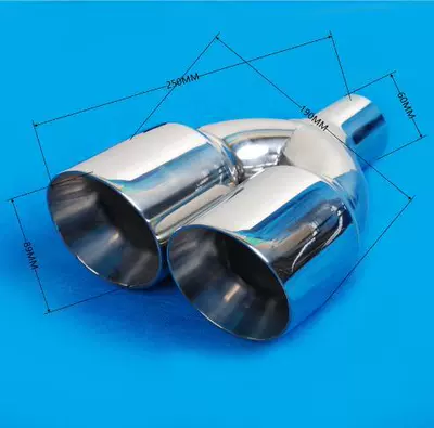 Y-Type U-Type Stainless Steel: Exhaust pipe - 02-52002-welded-edge