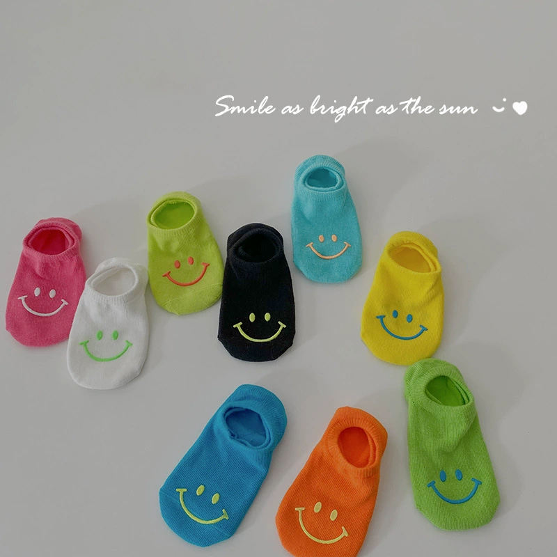 Children's spring summer colored socks for men and women, wholesale
