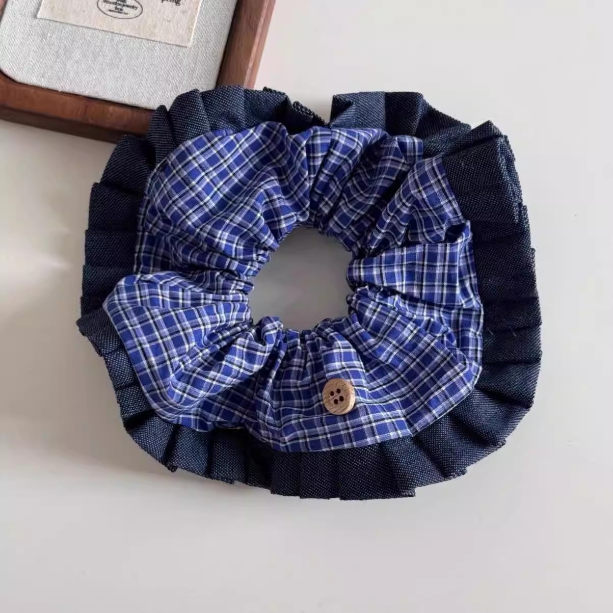 2026 nuevo estilo coreano super grande anillo de pelo intestino grande niñas de alto nivel de sensación de cabello de flores cuerdas de cabello de cordón de goma adornos para el cabello