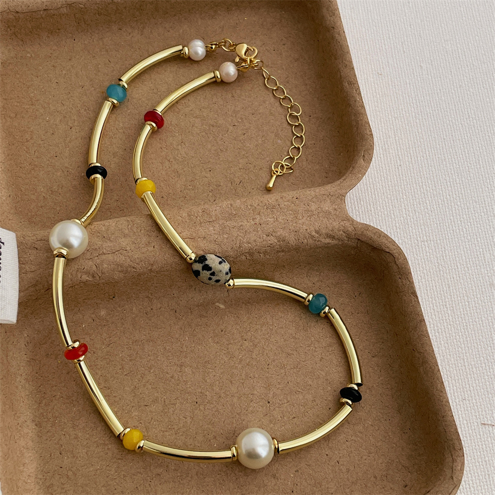 Holiday, Daily Occasion Alloy Material Vacation Classic Style Solid Color Alloy Choker Wholesale