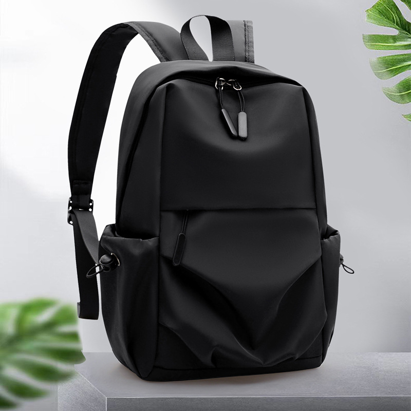 Simple and casual laptop backpack, lightweight and durable, with large capacity, multiple functions, and versatile design, suitable for students