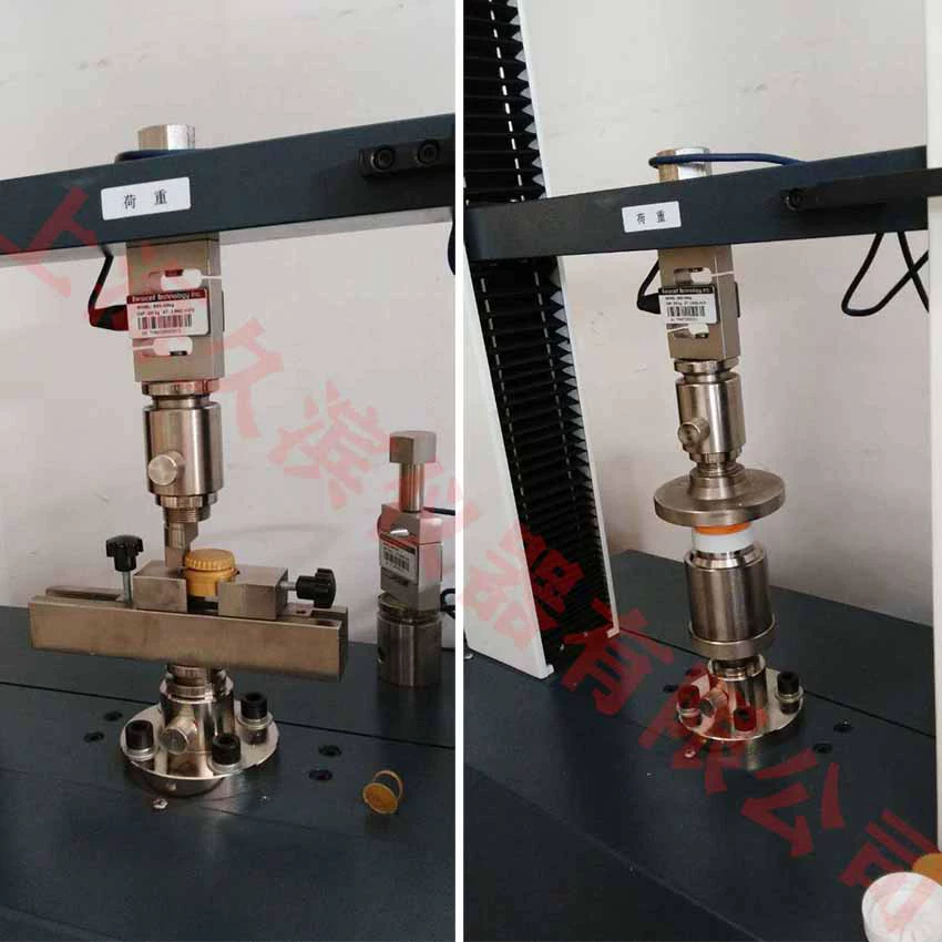 [Машина для испытания на растяжение крышки бутылки] Внутри уплотнения барабана спирта откидная крышка открывает тестер на растяжение