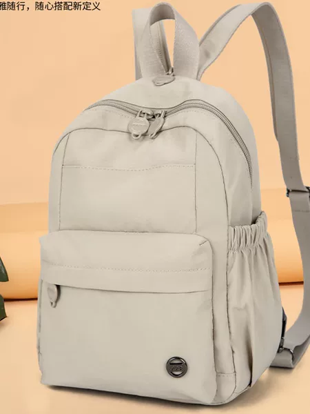 New ins-style women's backpack, large-capacity commuter travel backpack, simple and portable nylon casual student schoolbag