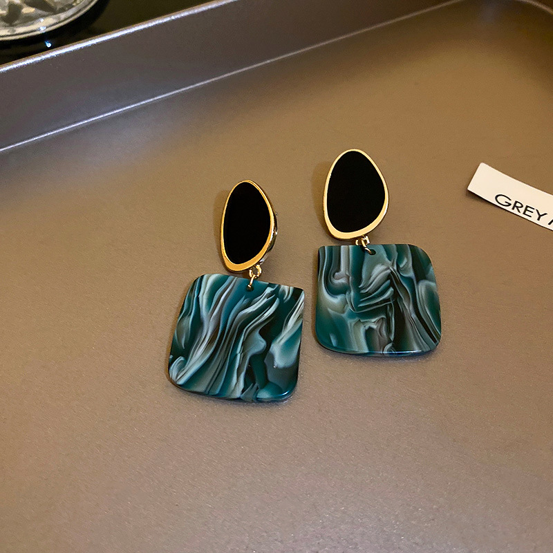 Geometric Pattern Fashion Geometric Arylic No Inlaid Earrings