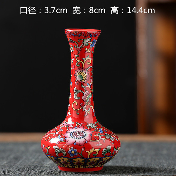 Ceramic retro enamel flower-shaped