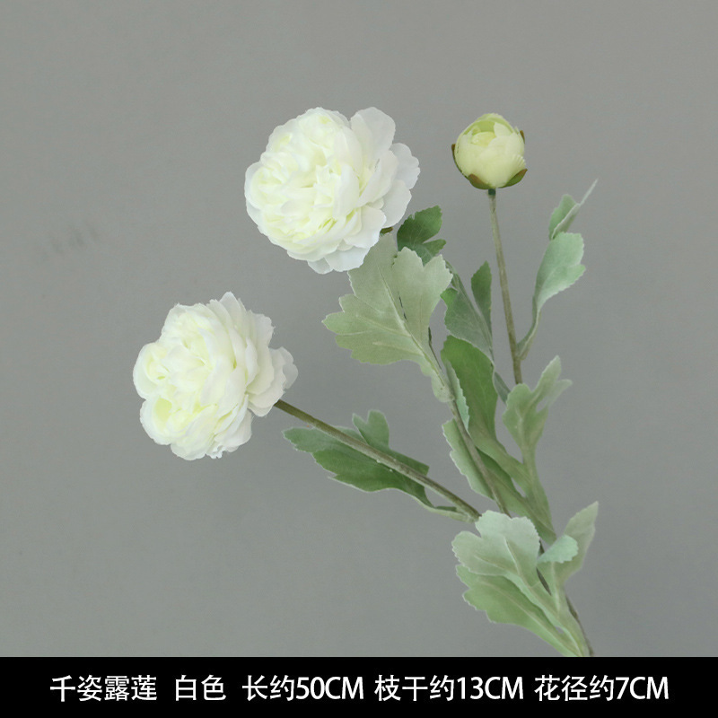 白い造花シーンアレンジメント花の造花ブーケ装飾造花造園アジサイシルクフラワー装飾花|undefined
