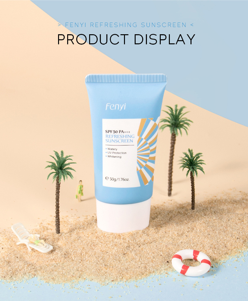 Wholesale of cross-border skin care products fenyi Refreshing sunscreen 50g Hydrating and Moisturizing Primer undefined