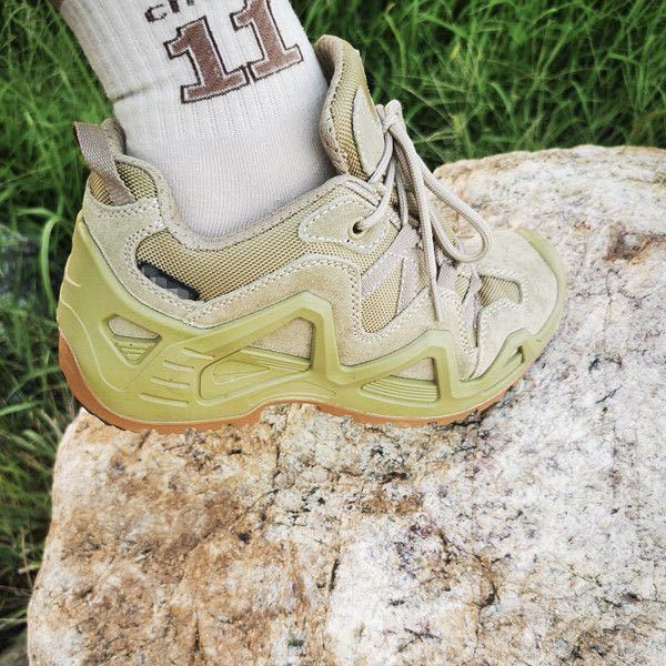 Ultra-Light Combat Boots Men's Waterproof Non-Slip Hiking Shoes Low-Top Men's Shoes Desert Professional Outdoor Hiking Shoes Tactical