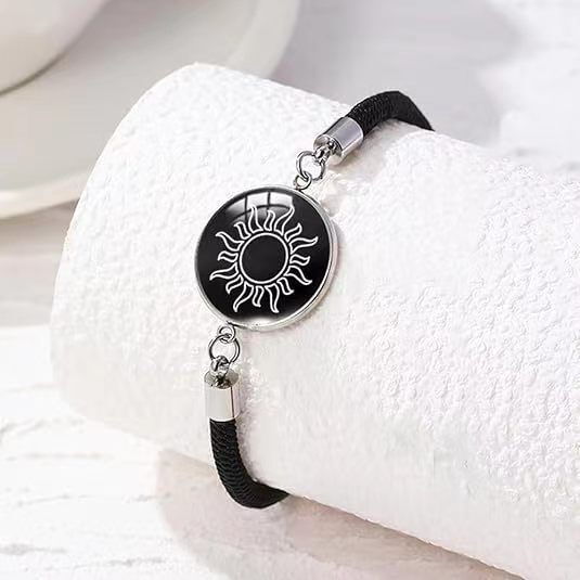 woven bracelet handmade stainless steel for St. Valentine's Day
