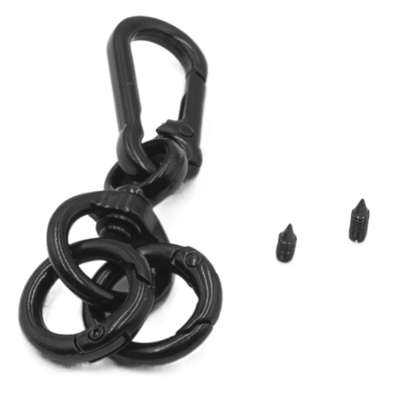 In stock wholesale mobile phone lanyard zinc alloy keychain outdoor rock climbing carabiner bag jewelry accessories hanging buckle