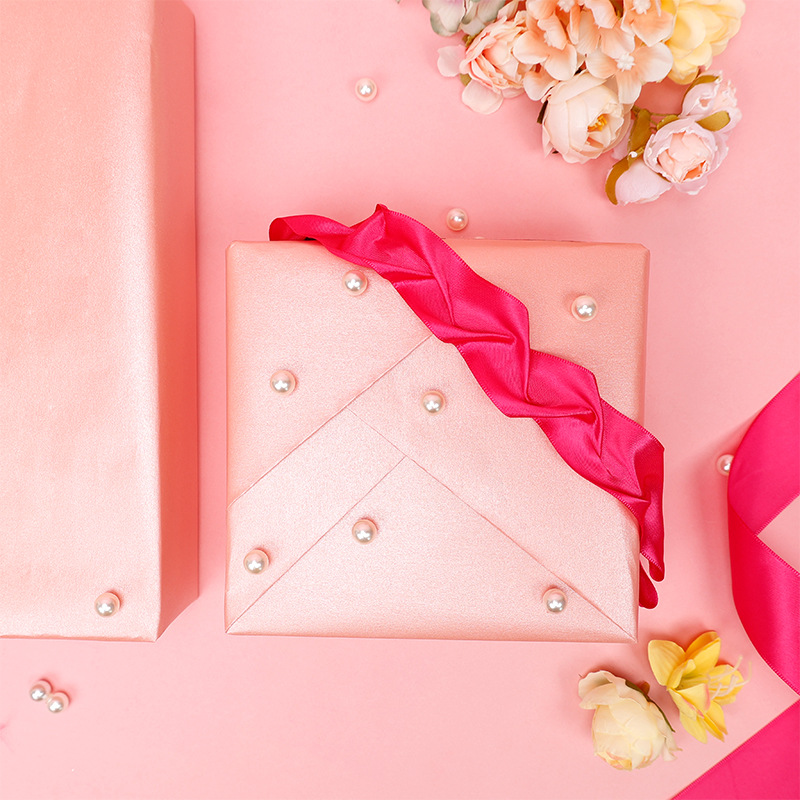 Papel de regalo colorido Pearl Glow, papel de embalaje de regalo de cumpleaños de alto nivel, papel de embalaje de gran tamaño, venta caliente transfronteriza