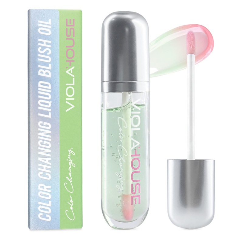 Cambio de color rubor aceite brillo color de la piel líquido rubor destacado integrado chica vigorosa Comercio exterior suministro al por mayor