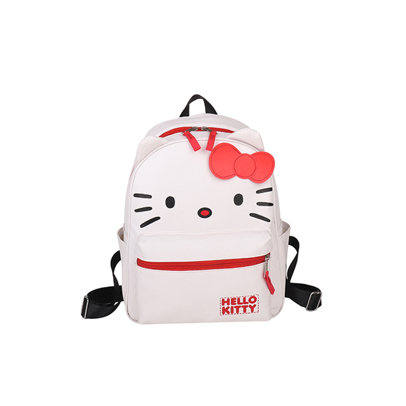Hellokitty lindas mochila de estudiantes, mochila de caricatura de gatos, ligera y versátil, mochila de tendencia de chicas