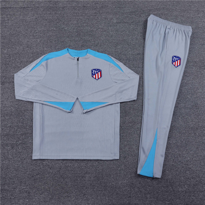 Jugadores fanáticos trajes de entrenamiento de mangas largas Real Madrid trajes de adultos Barcelona Arsenal camiseta de medio tracción Manchester City Juve image 34