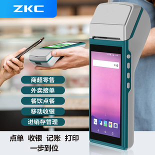 Pda Android Handheld Device with 1D/2D Scanning, Nfc Card Reader, Rfid Printer Terminal, and Smart Terminal
