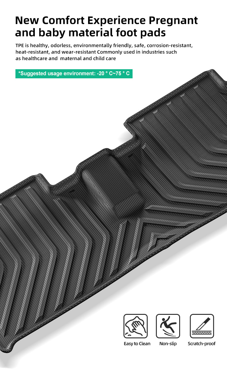 Suitable for 23-24 Suzuki Spacia Right-Hand Drive Car Floor Mats, Full Tpe Floor Mats, Special Car Floor Mats, Cross-Border