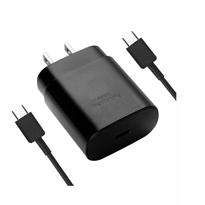 Быстрая зарядка 25W PD EP‑TA800, USB‑C, вилки US/EU, компактная в черном или белом