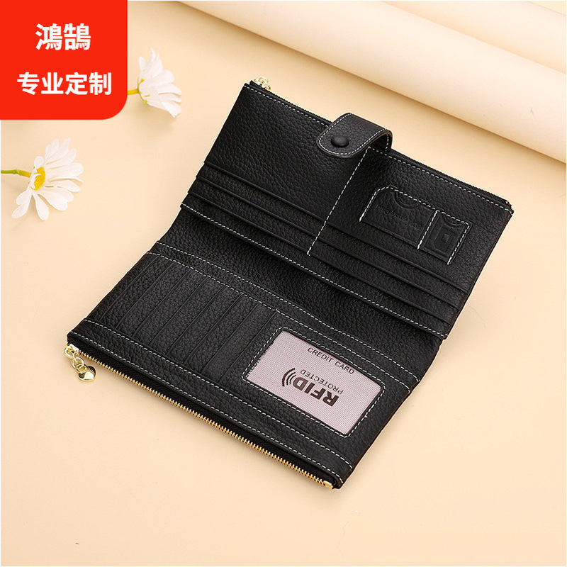 Two Multifunctional European and American Wallets with Amazon Cross-Border Station Discounts, First-Layer Genuine Leather, Japanese Fashion Foreign Trade Wallets, New Models Two Multifunctional European and American Wallets with Amazon Cross-Border Station Discounts, First-Layer Genuine Leather, Japanese Fashion Foreign Trade Wallets, New Models