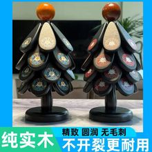 一棵树隔热垫现货实木防烫餐垫创意餐台垫碗垫杯垫圣诞树隔热垫