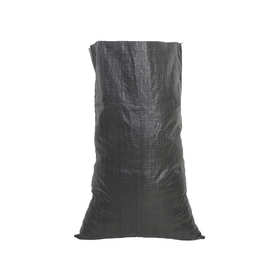 黑色防汛编织袋蛇皮袋黑色束口编织袋专业加工图片打包编织袋尼龙