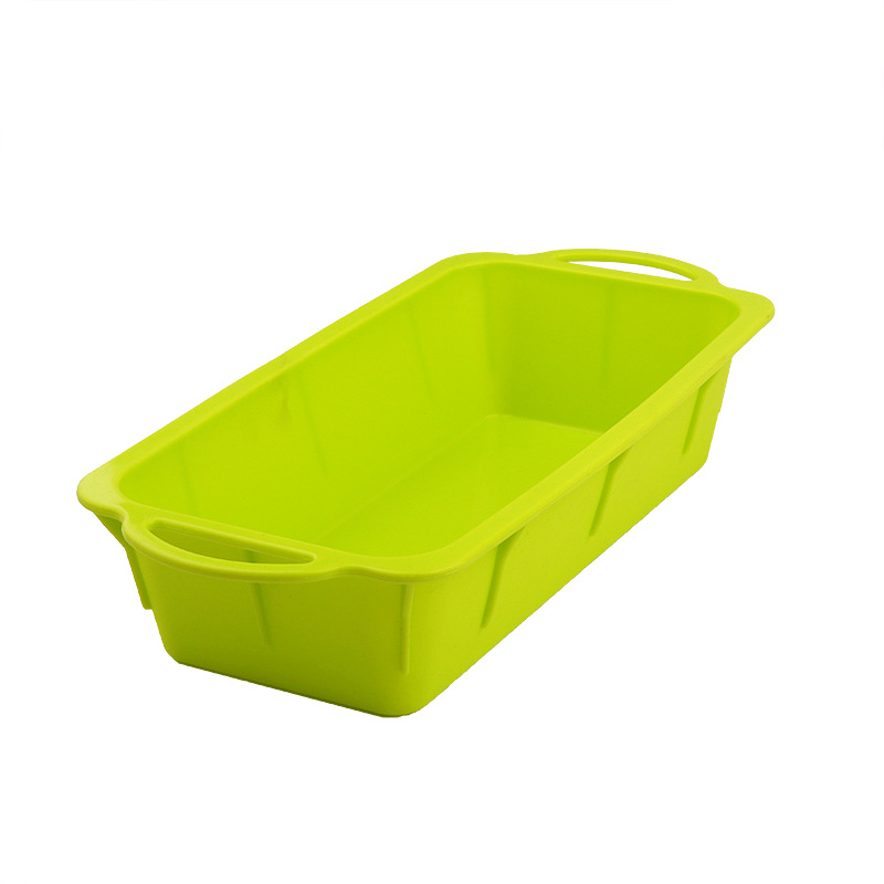 fábrica directa herramienta de horneado rectangular molde de pastel de silicona espesar casero pan tostador molde de pastel