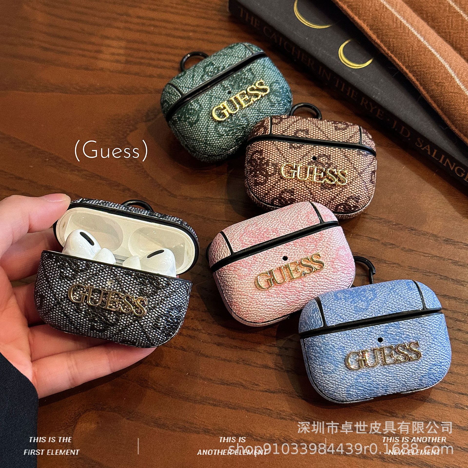 Suitable for Apple AirPods 1/2 generation, new 3rd generation Bluetooth earphones, leather case, protective cover, phone protective case, Pro case