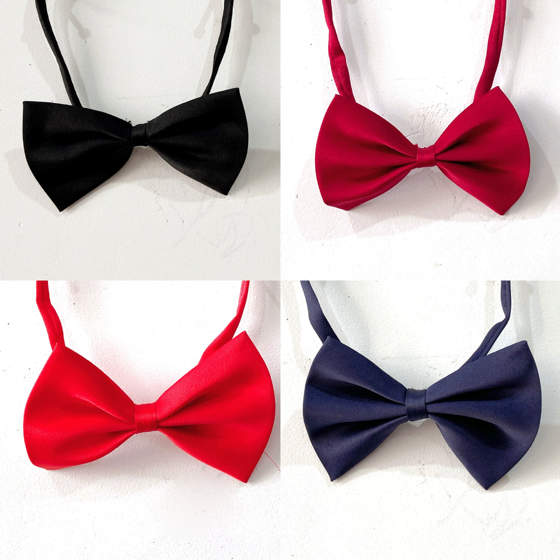 Галстук-бабочка галстук-бабочка костюм для хора носить воротник лук красный и черный винно-красный Универсальный Хор для выступлений