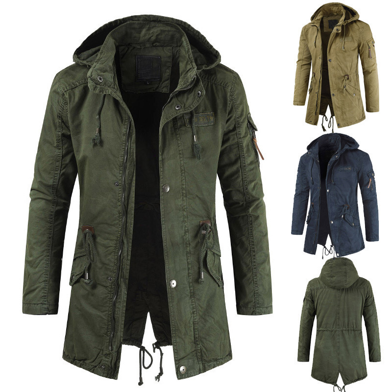 2024 Export New Product Cross-Border Men's Slim Zipper Cardigan Pure Color Hooded Casual Washed Jacket 2024 Export New Product Cross-Border Men's Slim Zipper Cardigan Pure Color Hooded Casual Washed Jacket
