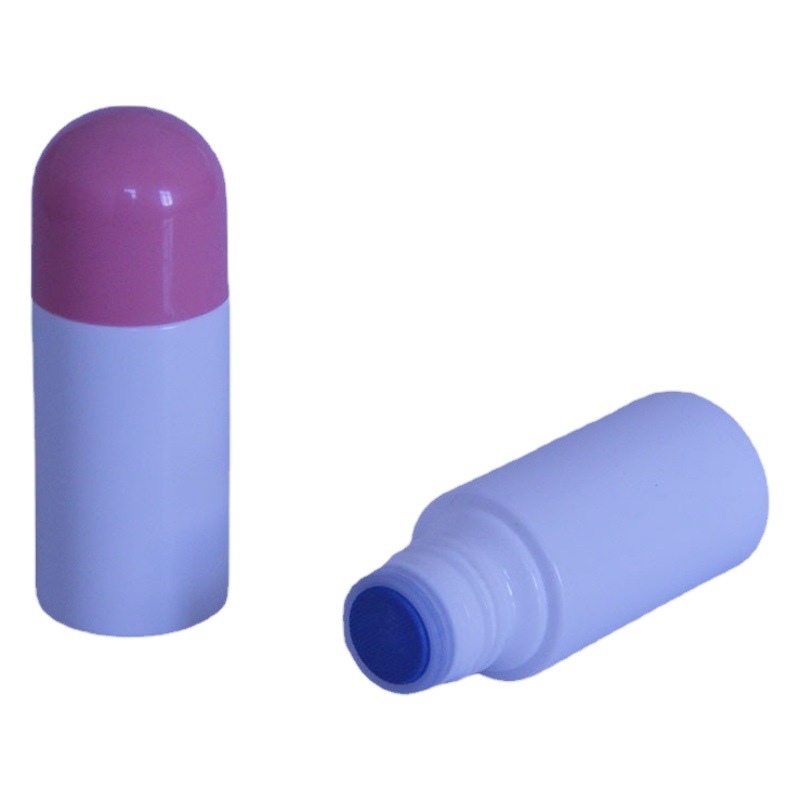 HDPE 50ml cabeza de espuma no tejida aplicación externa repelente de mosquitos botella de plástico líquido infantil anti-picazón botella de palo
