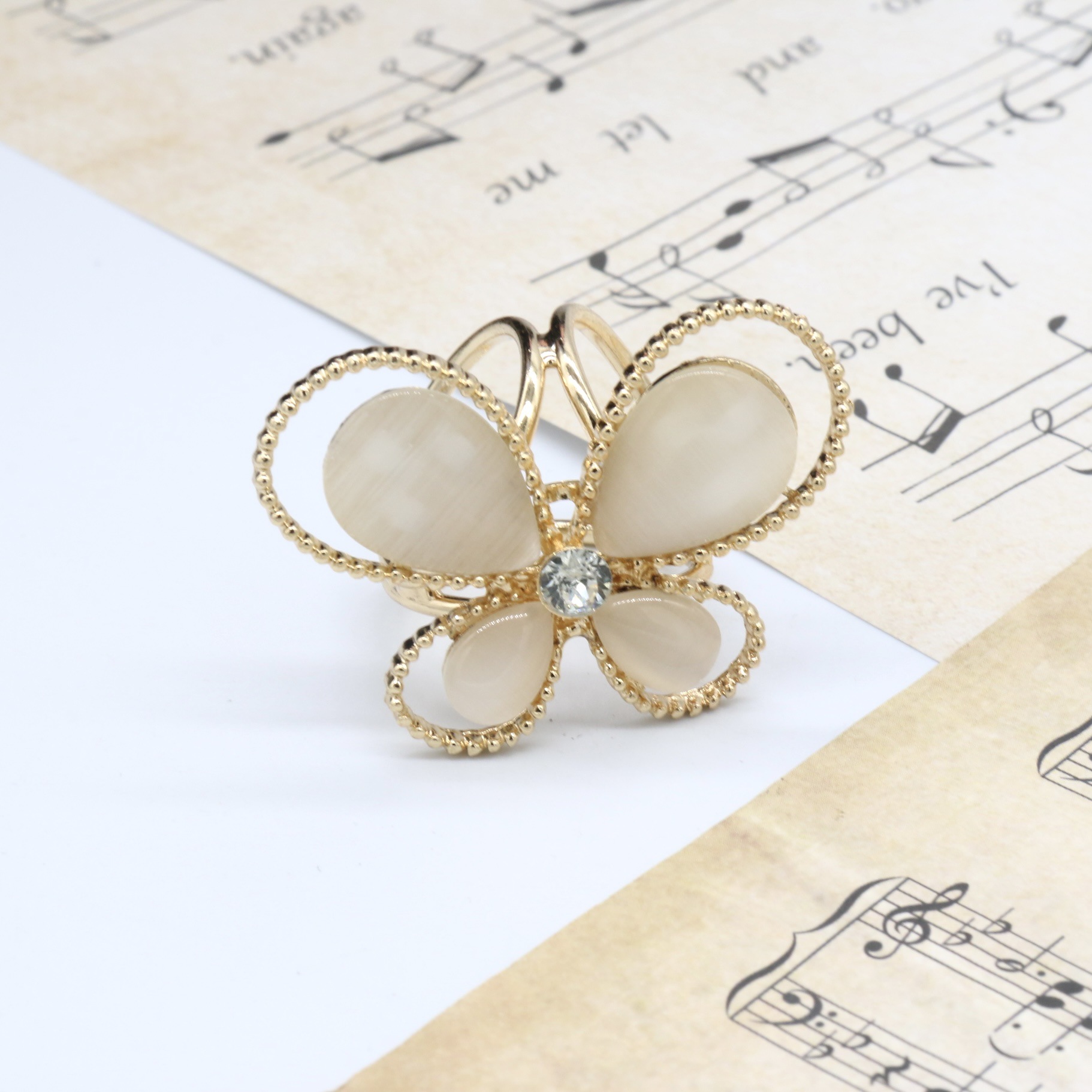 韩版蝴蝶丝巾扣