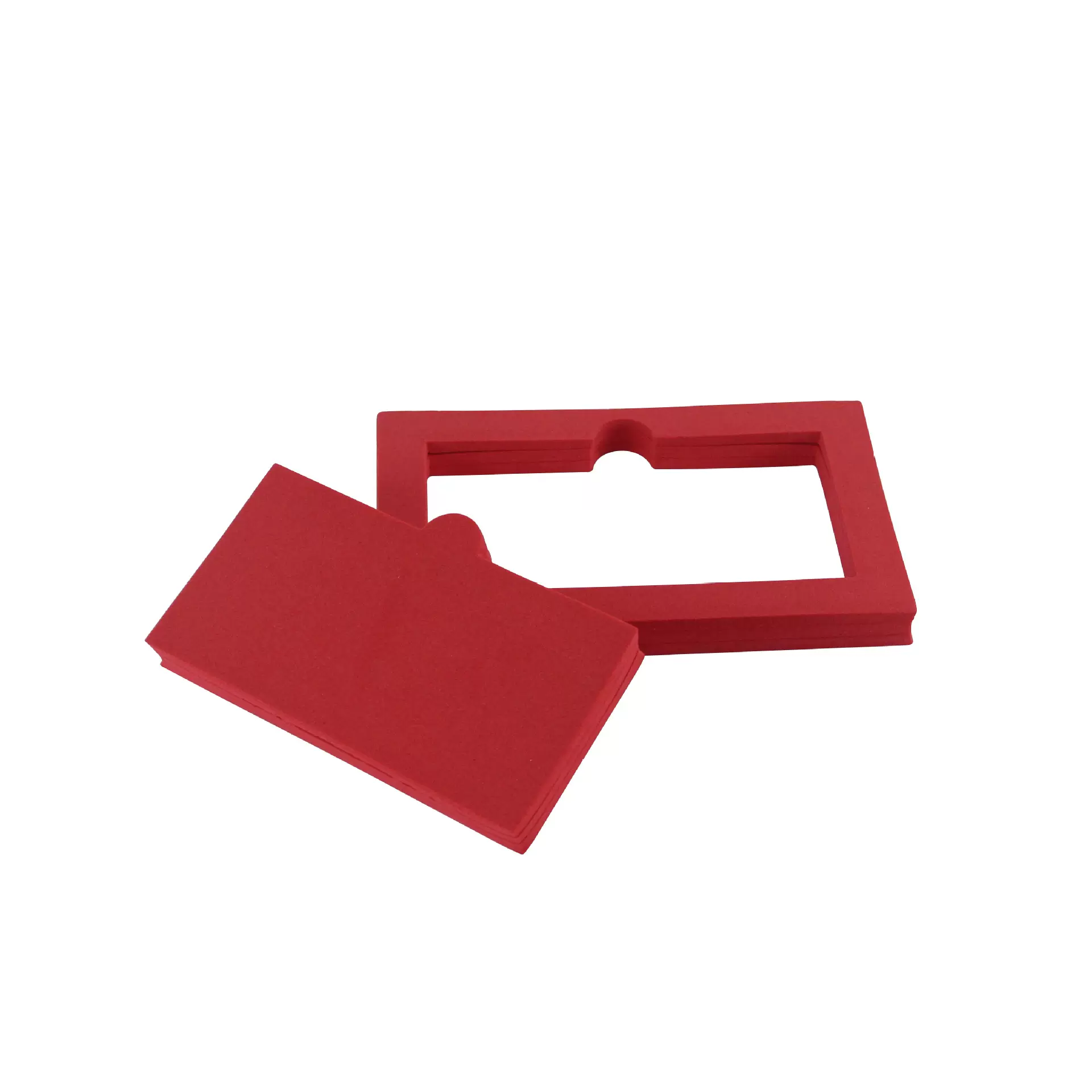 厂家批发 eva植绒内衬 eva雕刻 eva包装盒内衬 红色