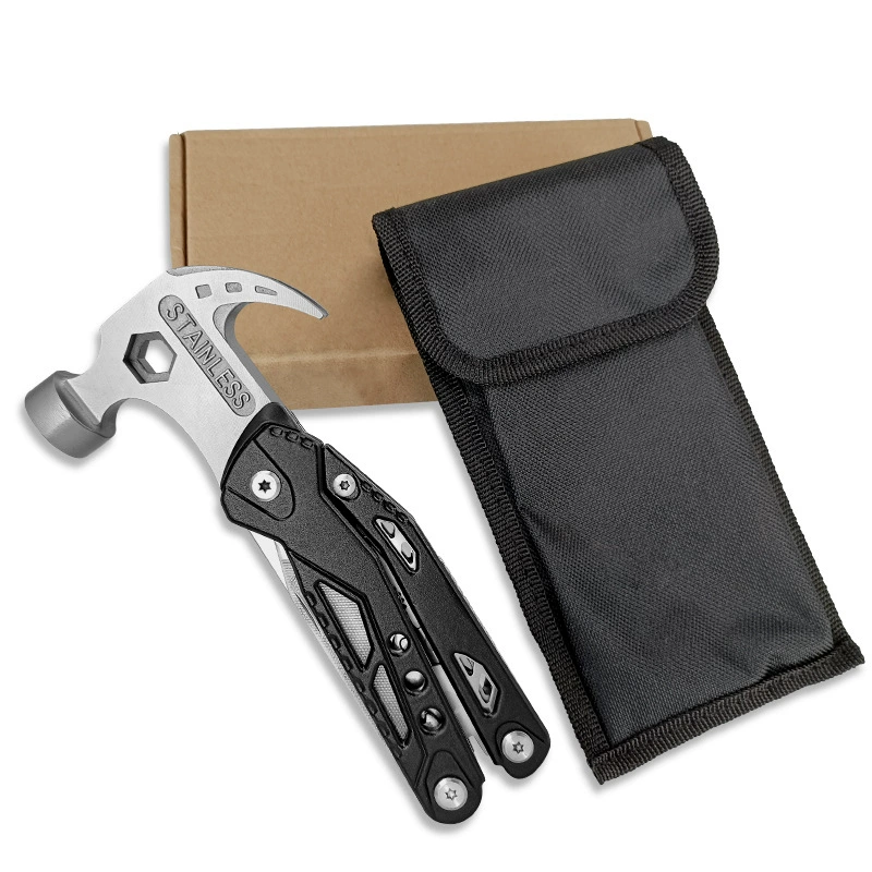 Spot new multi -functional multifunctional sheep hammer dwelling outdoor barramelon folding tool hammer house repair multi -function sheep horn hammer