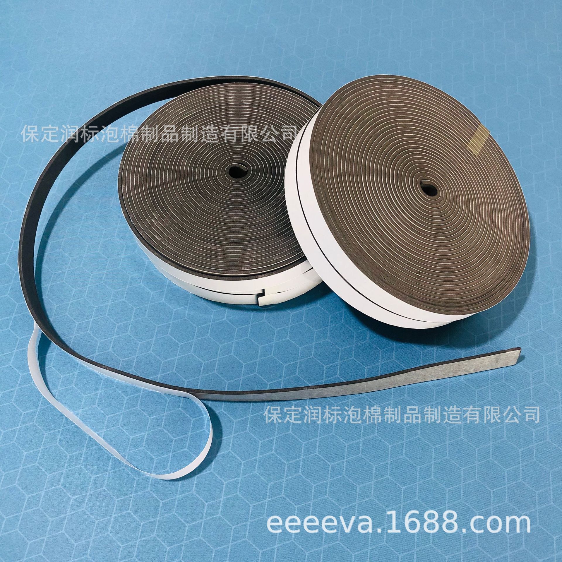 EVA泡棉单面背胶密封条木房子pe泡棉单面背胶带单面背胶通风管道
