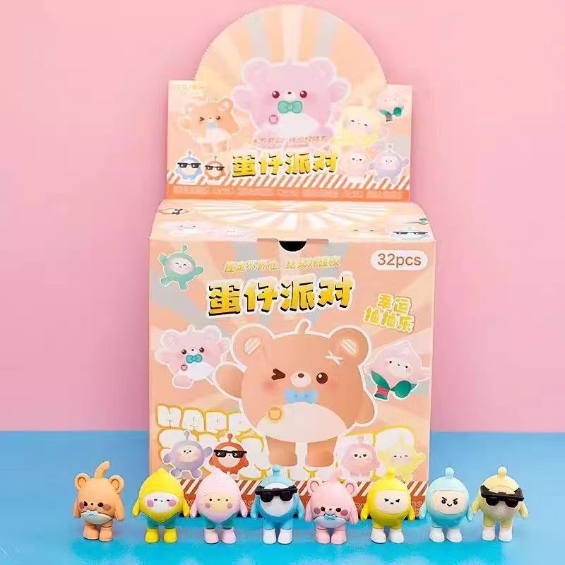 新しいB-1013のバターの熊のブラインドの袋の消しゴムの漫画のかわいいバタフライビーの3d立体は分解して詰めます。|undefined