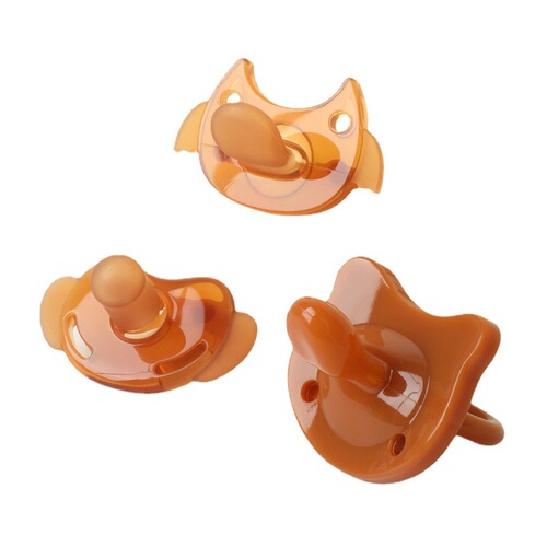 Baby pacifier for soothing sleep, newborn hand-protecting food-grade silicone one-piece pacifier, specifically designed for mothers and babies.