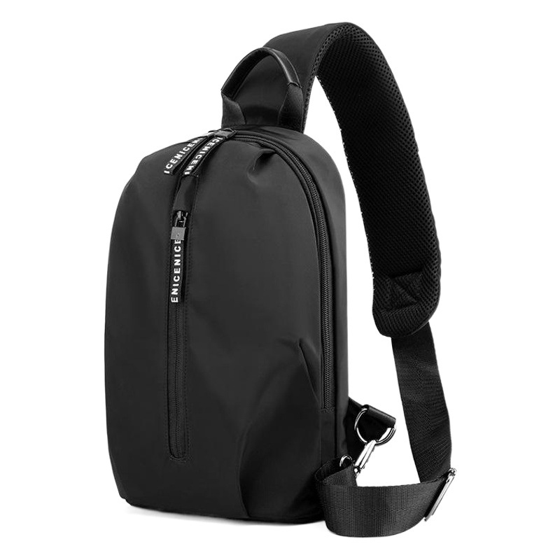 Nueva bolsa de pecho de los hombres de moda bolsa de pecho de los hombres ocasionales coreanos bolsa de hombro de tela Oxford urbano bolsa de pecho para la generación de cabello