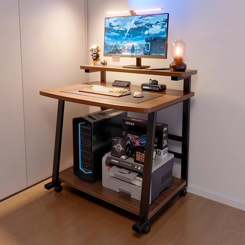 Computer Desk, Small Desktop, Mini Mobile Study Laptop Table, Simple Small Apartment Bedroom Bedside Table Computer Desk, Small Desktop, Mini Mobile Study Laptop Table, Simple Small Apartment Bedroom Bedside Table