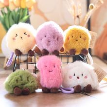 可爱萌花卷汤圆挂件毛绒玩具公仔水饺粽子包包挂饰钥匙扣娃娃玩偶