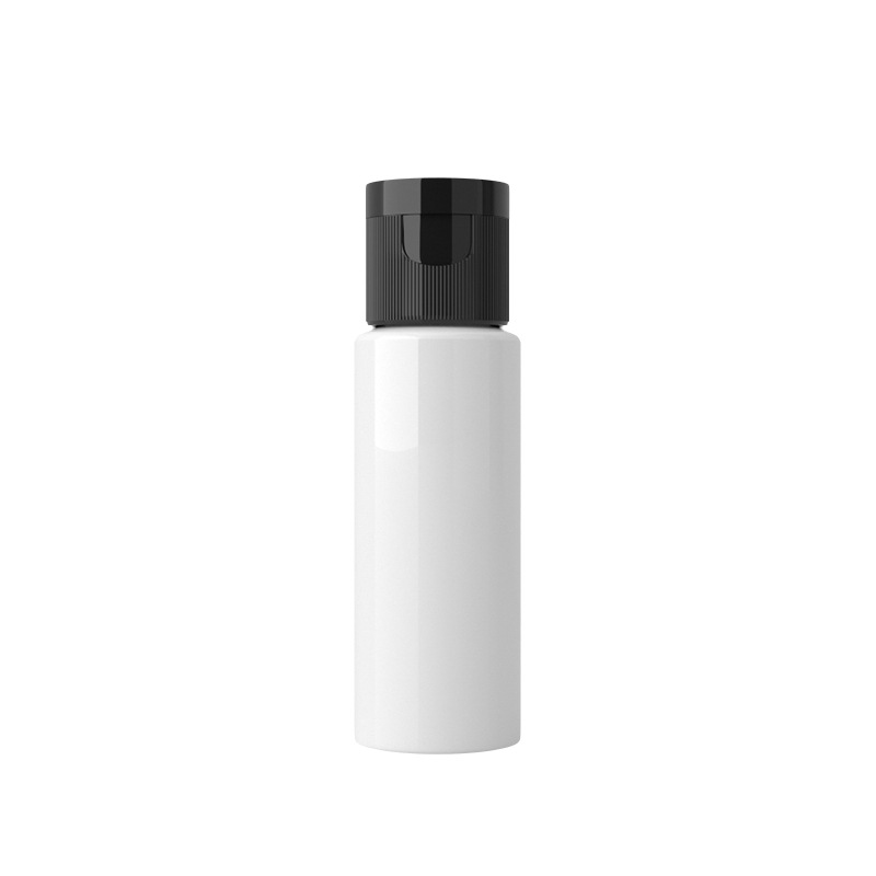 Langwei 20ml botella de hombro plano Flip botella de plástico puro botella de rocío de prueba sub-botella loción para mascotas removedor de maquillaje botella de agua