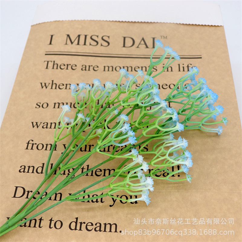 Ramo flores artificiales brillante decoración boda hogar