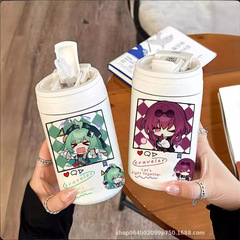 崩壞星穹鐵道周邊霍霍飲月卡芙卡咖啡杯防燙隔熱雙飲便攜隨手杯3