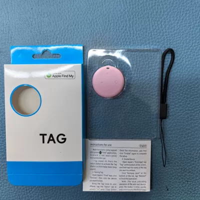 Airtag Bluetooth Anti-Lost Device | GPS Locator - p25-pink-for-apple-ios-only