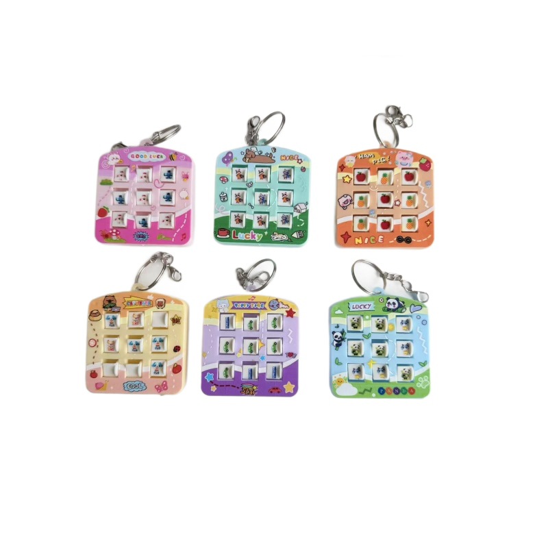 Mini dibujos animados puzzle tic-tac