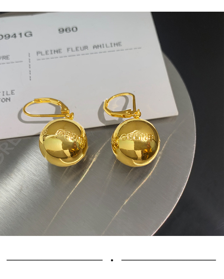 23g Weight Earrings Event & Party Supplies Drop Earrings Classification Daily Occasion Copper Material Fashion Solid Color Copper Drop Earrings Plating Copper Earrings
